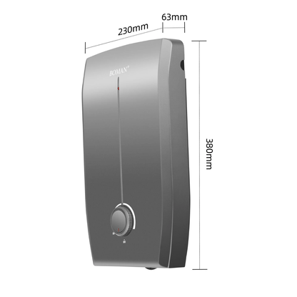 سخان مياه فوري بومان 11 كيلو ديجيتال - Boman لون فضي موديل GL7-KW11