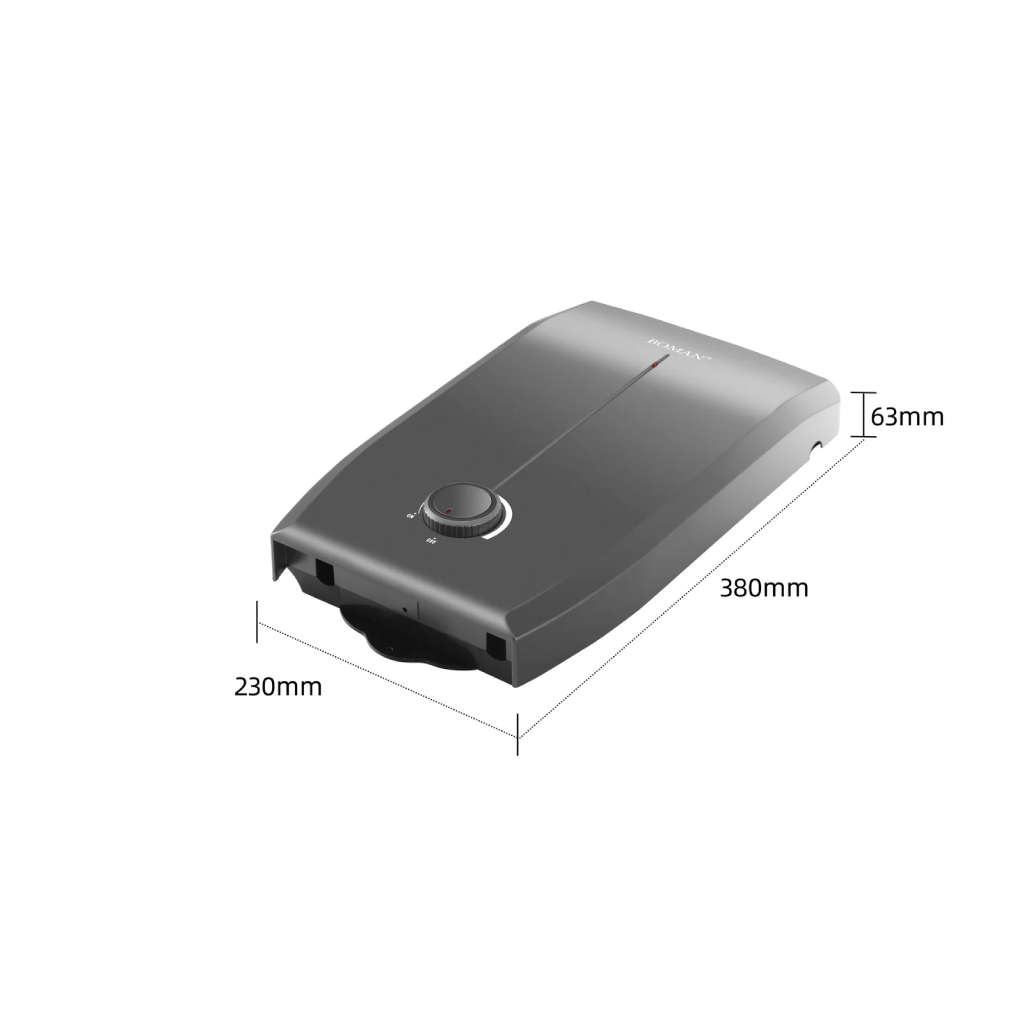 سخان مياه فوري بومان 11 كيلو ديجيتال - Boman لون فضي موديل GL7-KW11