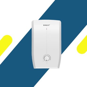 سخان مياه كهربائي فوري بومان – لون أبيض – بدون خزان، تحكم كامل بالحرارة، استشعار تلقائي - موديل - GL7-KW11-White