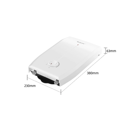 سخان مياه كهربائي فوري بومان – لون أبيض – بدون خزان، تحكم كامل بالحرارة، استشعار تلقائي - موديل - GL7-KW11-White