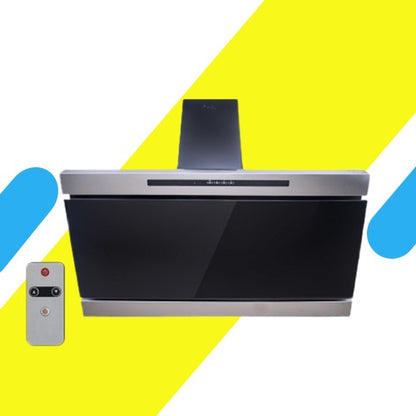 شفاط مطبخ بيورتي بلت ان، 90 سم، فضي- قوة شفط 1000 متر مكعب/ساعة - موديل - GLASSO 90cm