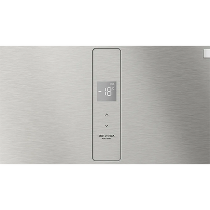 فريزر رأسي بوش نوفرست - سعة 238 لتر، 5 درج، 2 رف، شاشة ديجيتال، سيلفر - موديل - GSN33ALEE8