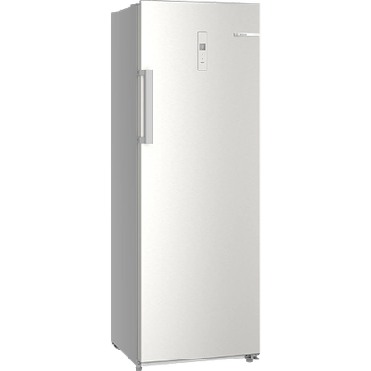 فريزر رأسي بوش نوفرست - سعة 238 لتر، 5 درج، 2 رف، شاشة ديجيتال، سيلفر - موديل - GSN33ALEE8