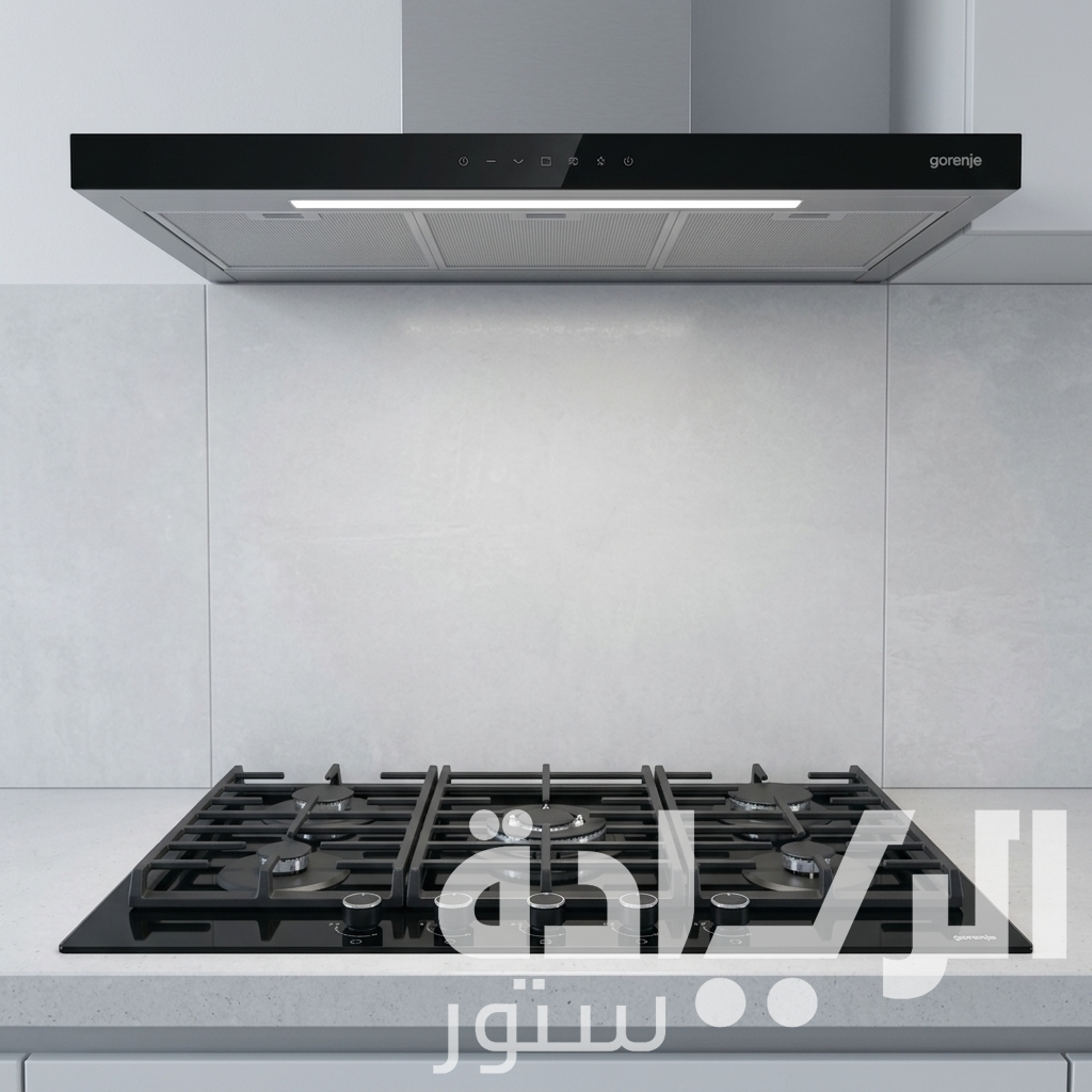 Gorenje Built-in Gas Hob, 5 Burners – 90 cm – Black – Cast Iron – Auto Ignition – GTW951UB