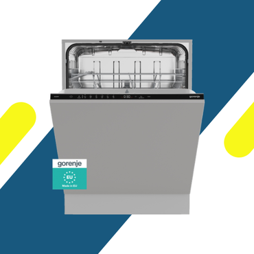غسالة أطباق 60 سم جورينيا (Gorenje) بلت إن 14 فرد – موديل GV642D65 – إنرجي كلاس A+++