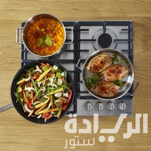 بوتاجاز غاز بلت إن جورينيا 60 سم، 4 شعلات، ستانلس ستيل – موديل – GW641X