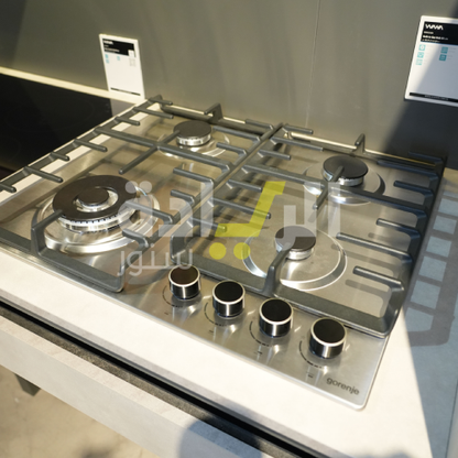 بوتاجاز بلت إن غاز جورينيا 60 سم – 4 شعلات – ستانلس ستيل – موديل – GW642ABX