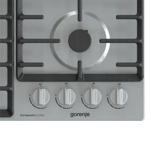 جورينيا مسطح غاز بلت إن 60 سم – 4 شعلات، حوامل زهر، ستانلس ستيل – موديل – GW642X