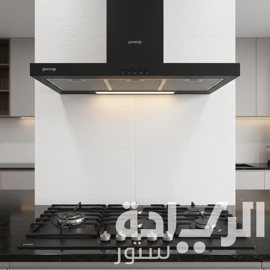 بوتاجاز بلت إن غاز جورينيا 90 سم – 5 شعلات – تصميم أسود أنيق – موديل – GW951MB