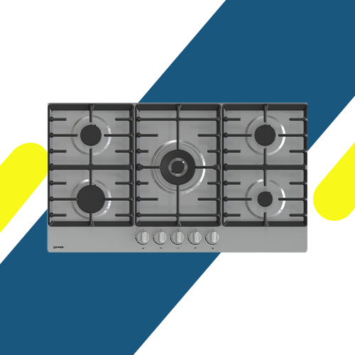 مسطح بلت إن غاز جورينيا استانلس ستيل 90 سم – إشعال ذاتي – سطح سهل التنظيف – موديل – GW9C51X