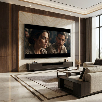 شاشة هايسنس (Hisense) 100 بوصة QLED 4K Smart TV مع تقنية Local Dimming، معدل تحديث 144Hz Game Mode PRO، دعم Dolby Vision IQ وDolby Atmos، ونظام VIDAA U7.6 – موديل 100Q7N