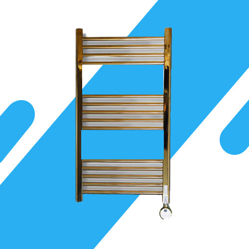 دفاية كهربائية ذهبية بيورتي - 50*90 سم - 400 وات - تصميم أنيق وتجفيف مناشف الحمام