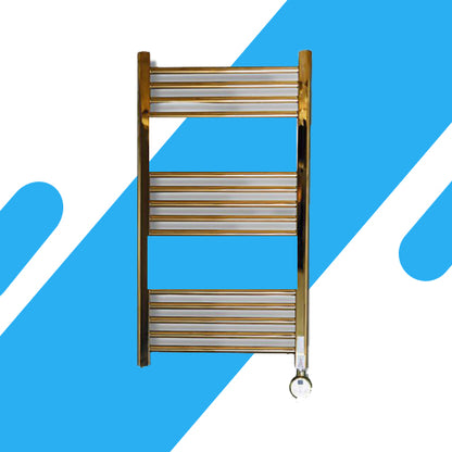 دفاية كهربائية ذهبية بيورتي - 50*90 سم - 400 وات - تصميم أنيق وتجفيف مناشف الحمام