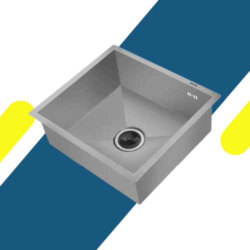 حوض مطبخ هانز ستانلس ستيل 46 سم – H-46-46 – ستانلس 304