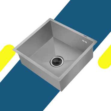 حوض مطبخ هانز ستانلس ستيل 304 – مقاس 61×46×20 سم – موديل – H-61-46