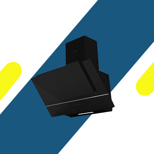 شفاط مطبخ ديكوري إيكوماتيك بقوة شفط 650 م³/ساعة 60 سم، كريستال أسود مائل، 3 سرعات - موديل - H6106ZTS