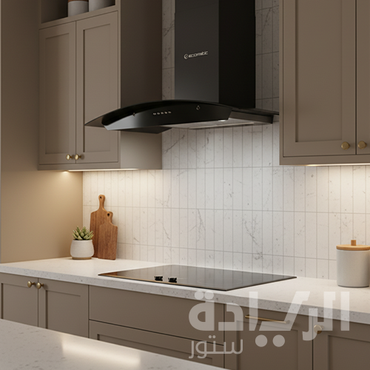 شفاط مطبخ إيكوماتيك 60 سم كريستال أسود – 3 سرعات – قوة شفط 1000 م³/س – موديل - H610GBK