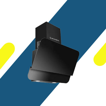 شفاط مطبخ إيكوماتيك بلت إن 60 سم بزاوية بلاك كريستال بقوة شفط 750 م³/الساعة موديل - H6207FAB