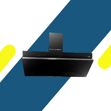 شفاط مطبخ إيكوماتيك ديكوري 60 سم أسود كريستال - قوة شفط 500 م³/ساعة - H65FTBK