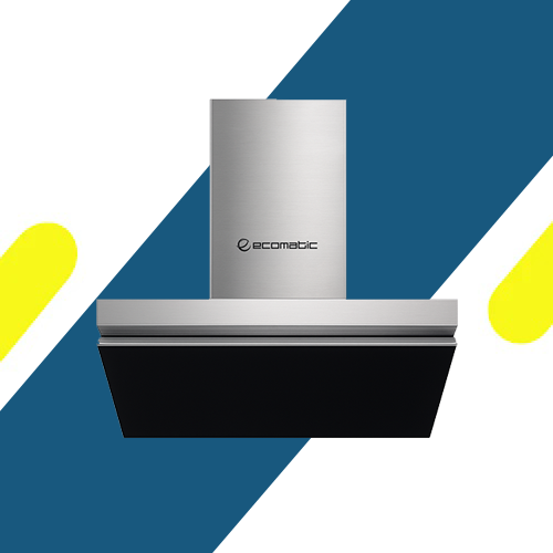 شفاط مطبخ إيكوماتيك 60 سم ديكوري كريستال فضي – تاتش – 3 سرعات – تايمر أوتوماتيكي – فلتر مزدوج – قوة شفط 650 م³/س – موديل - H66FTX