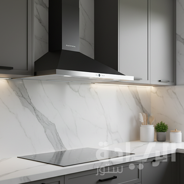 شفاط مطبخ إيكوماتيك هرمي قوة شفط 650 م³/ساعة، 60 سم - H66IBKD