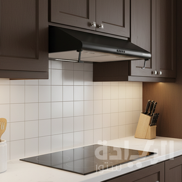 شفاط مطبخ إيكوماتيك 60 سم فلات ستانلس ستيل – 2 موتور – قوة شفط 650 م³/س – 3 سرعات – موديل - H66NCFBK