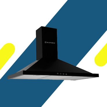 شفاط مطبخ هرمي بلت إن إيكوماتيك 90 سم تاتش ستانلس ستيل – قوة شفط 1000 م³/س - موديل – H910BKD