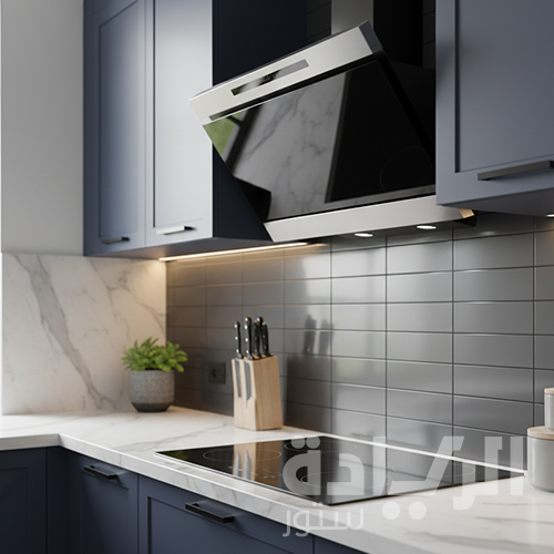 شفاط إيكوماتيك 90 سم ديكوراتيف – كريستال أسود وإستانلس – تاتش + ريموت – 3 سرعات – قوة شفط 1000 م³/س – موديل - H910ET