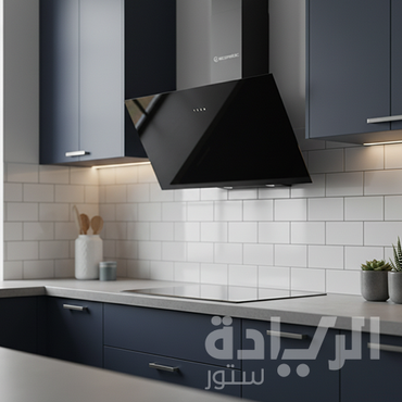 شفاط مطبخ إيكوماتيك كريستال ديكور 90 سم أسود – 3 سرعات – ريموت كنترول – قوة شفط 1000 م³/س – موديل – H910ZT