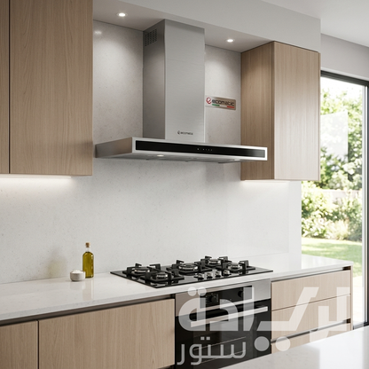 Ecomatic 90cm T-Shape Kitchen Hood Stainless Steel Touch + Remote Control 650 m³/h - H9206OST