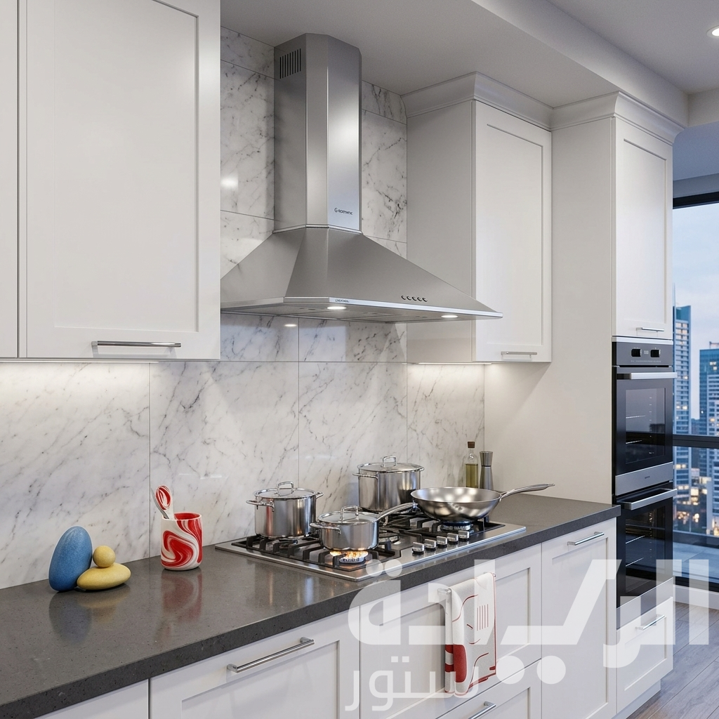 Ecomatic Pyramid Kitchen Hood 90 cm Stainless Steel with 650 m³/h Suction Power - Model H9206RB