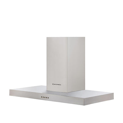 ايكوماتيك شفاط حرف T مقاس 90 سم ـ ستانليس ستيل قوة 1000 م3/ساعة H9210OB