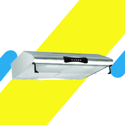 شفاط مطبخ كلاسيك إيكوماتيك 90 سم ستانلس ستيل قوة شفط 500 م³/ساعة – 2 موتور - موديل – H95F