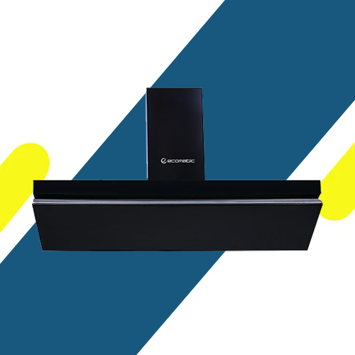 شفاط مطبخ إيكوماتيك ديكوراتيف 90 سم كريستال أسود – تاتش – 3 سرعات – قوة شفط 650 م³/س - موديل - H96FTBK