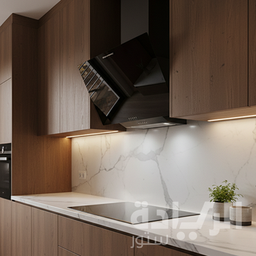 شفاط مطبخ إيكوماتيك جداري 90 سم – تصميم عصري – قوة شفط حتى 800 م³/ساعة – H96ZB