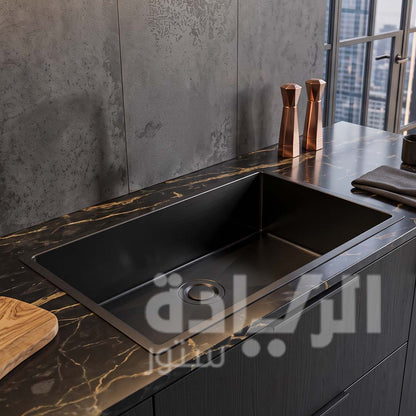 Purity Handmade Stainless Steel Kitchen Sink – 90x48 cm - Model - HANDMADE BL 900