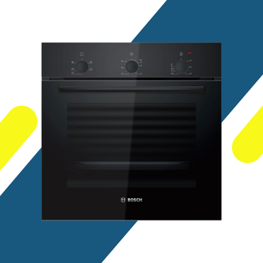 فرن بلت إن كهرباء بوش (BOSCH) 60 سم – Series 2 – موديل HBF011BA1T باللون الأسود الكامل وسعة 71 لتر
