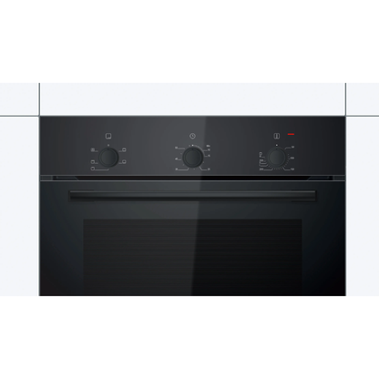 فرن بلت إن كهرباء بوش (BOSCH) 60 سم – Series 2 – موديل HBF011BA1T باللون الأسود الكامل وسعة 71 لتر