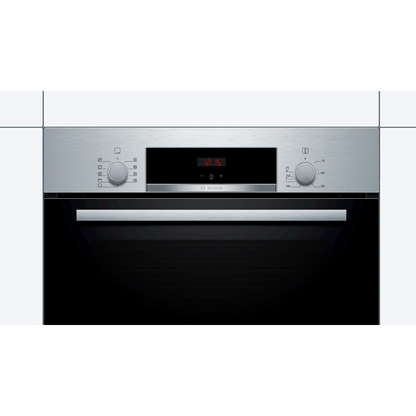 Bosch Built-in Electric Oven Series 4, 60x60 cm - 66 Liters Capacity - Stainless Steel - Model HBJ534ES0