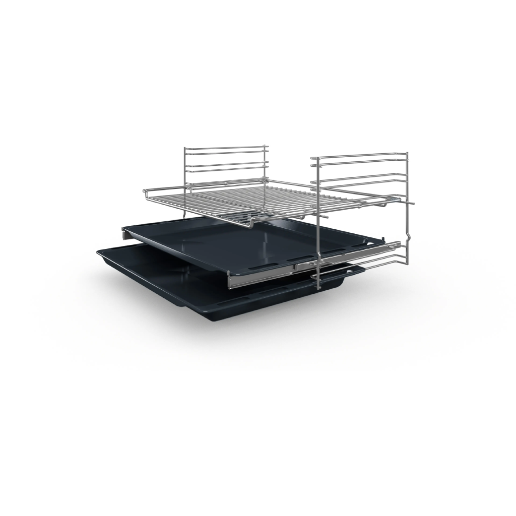 Bosch Built-in Electric Oven Series 4, 60x60 cm - 66 Liters Capacity - Stainless Steel - Model HBJ534ES0