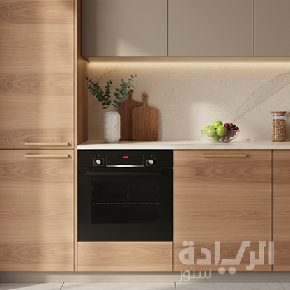 فرن بلت إن بوش كهرباء مقاس 60×60 سم - أسود – 66 لتر - موديل - HBJ558YB0Q