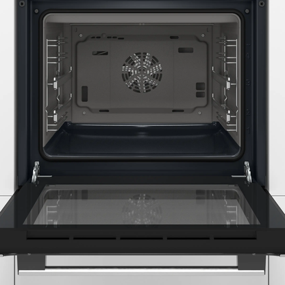 Bosch Built-in Electric Oven Series 6, 60x60 cm - 66 Liters Capacity – Stainless Steel Model - HBJ558YS0G