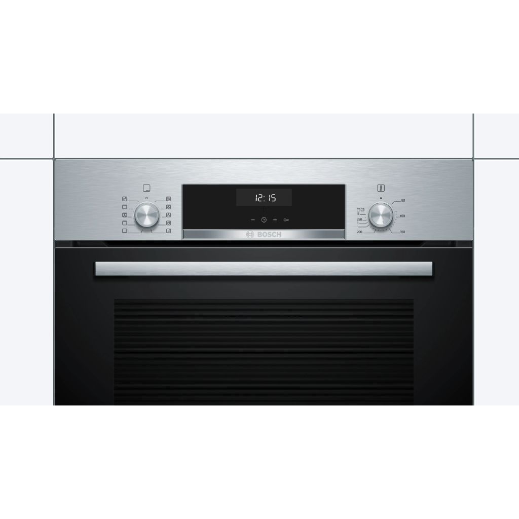 Bosch Built-in Electric Oven Series 6, 60x60 cm - 66 Liters Capacity – Stainless Steel Model - HBJ558YS0G