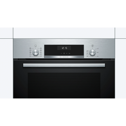 Bosch Built-in Electric Oven Series 6, 60x60 cm - 66 Liters Capacity – Stainless Steel Model - HBJ558YS0G