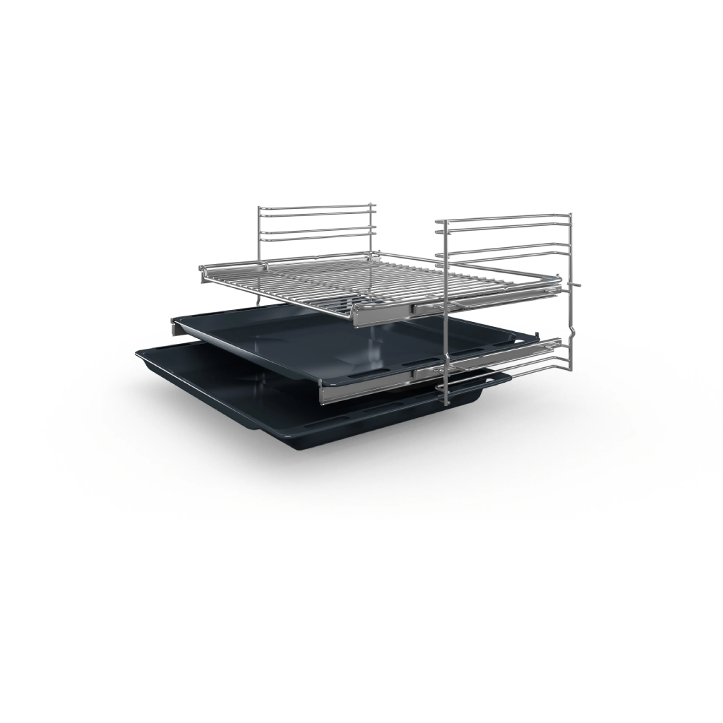 Bosch Built-in Electric Oven Series 6, 60x60 cm - 66 Liters Capacity – Stainless Steel Model - HBJ558YS0G
