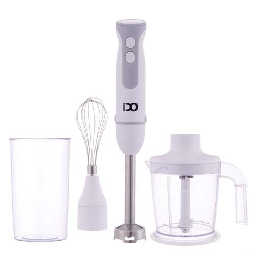 أي دو هاند بلندر مجموعة بالاستاند - 2 سرعات - 600/700 مل - ملحقات متعددة HBLG800-WH