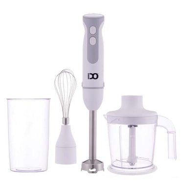 أي دو هاند بلندر مجموعة بالاستاند - 2 سرعات - 600/700 مل - ملحقات متعددة HBLG800-WH