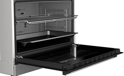 بوتاجاز غاز بوش 90 سم استانلس ستيل مع فرن 147 لتر - موديل - HGX3G8W50S