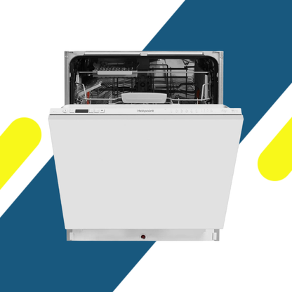 غسالة أطباق بلت إن اريستون (Ariston) إنفرتر 14 فرد 9 برامج بتقنية 3D Zone Wash – موديل HIC 3C26 W