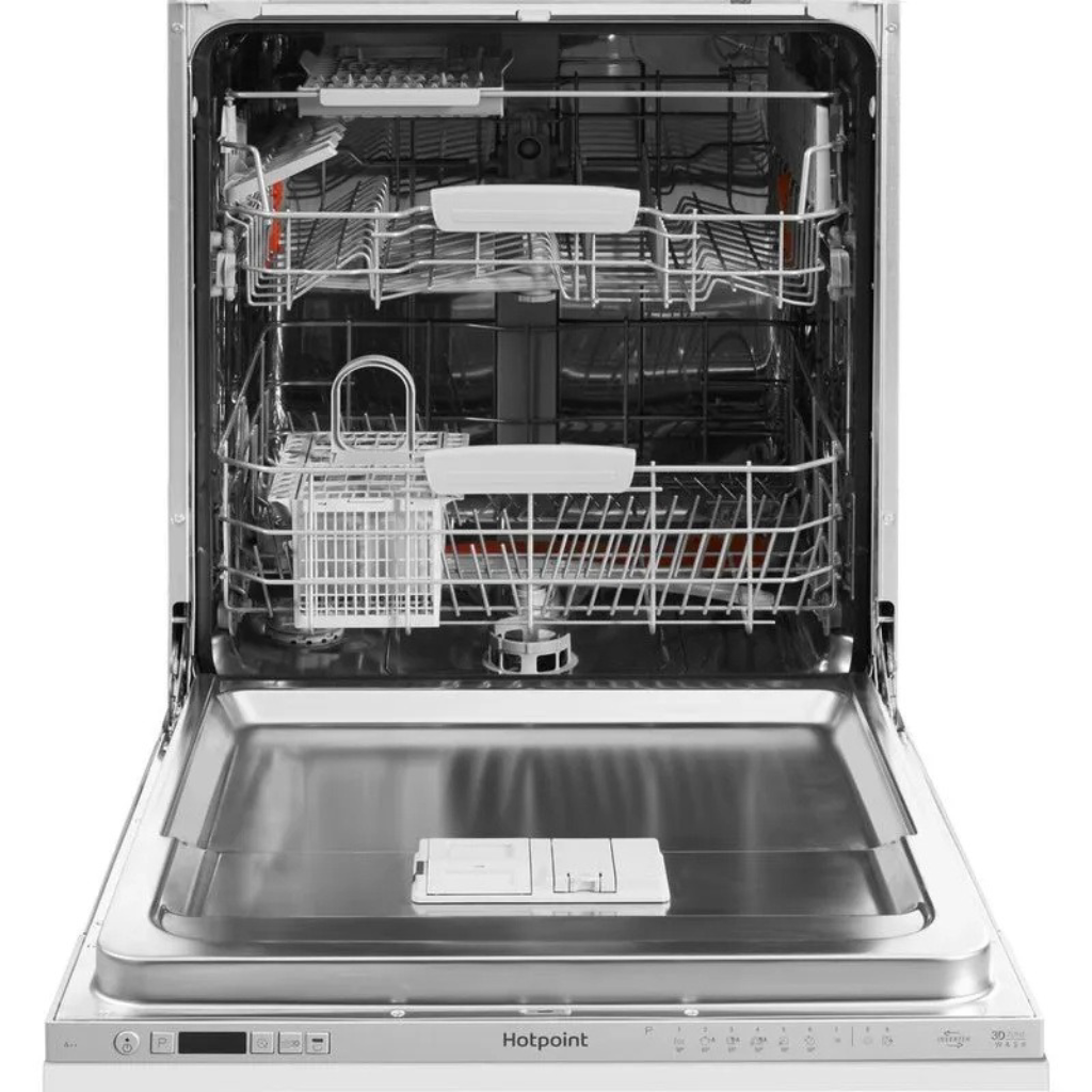 غسالة أطباق بلت إن اريستون (Ariston) إنفرتر 14 فرد 9 برامج بتقنية 3D Zone Wash – موديل HIC 3C26 W